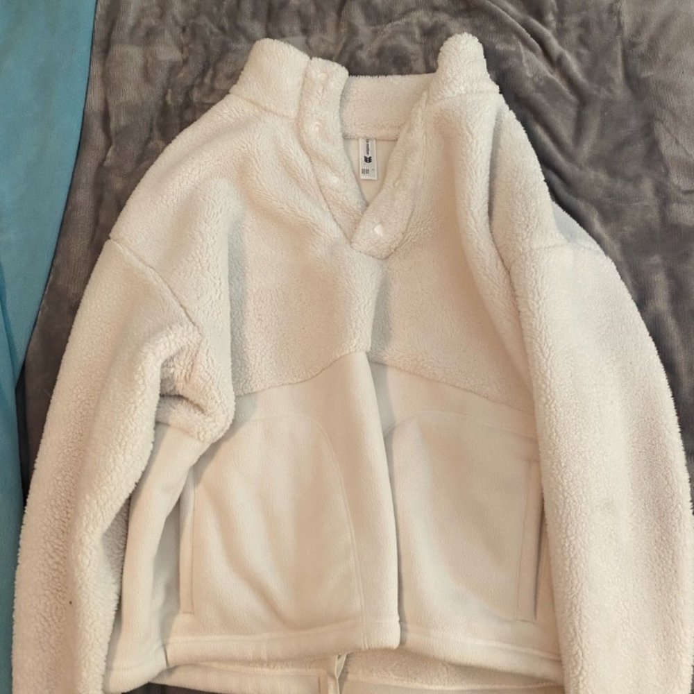 sherpa styled pull over